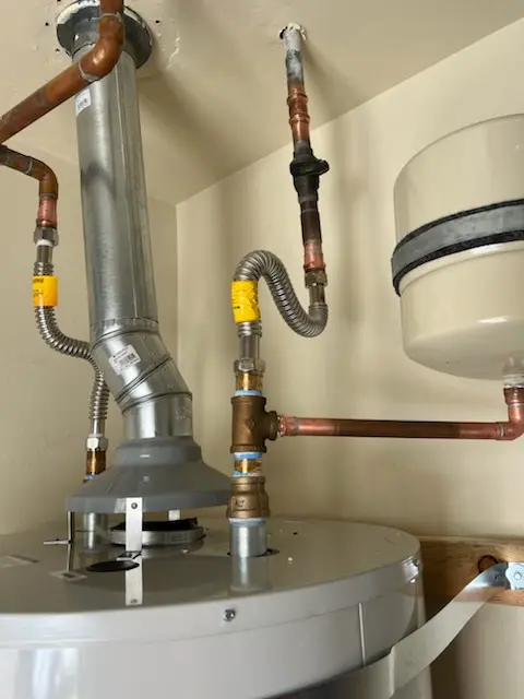 Water heater installation and plumbing repair in Cardington